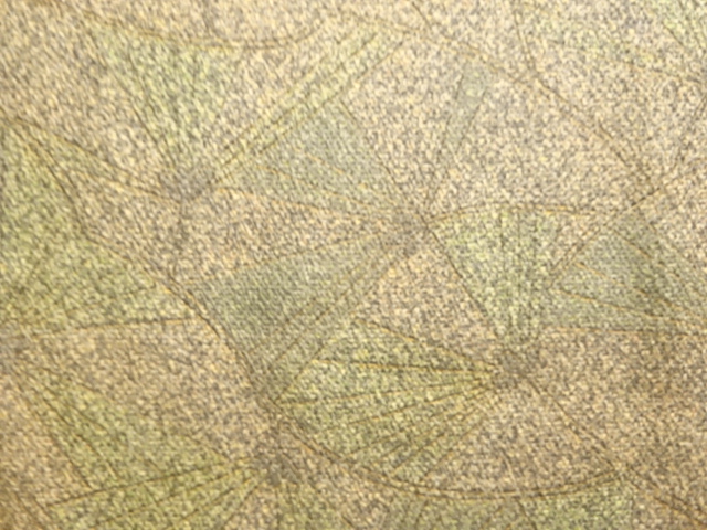  松葉にのり散らし模様小紋着物